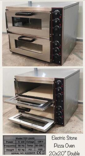 Commercial Stone Pizza Oven - Material: Stainless Steel