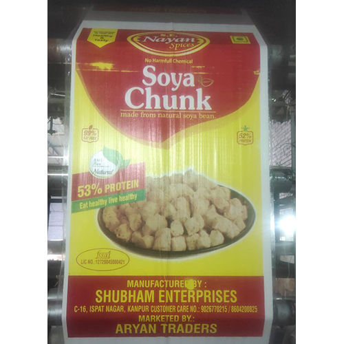 Pp Soya Chunk Packaging Bag - Color: Different Available