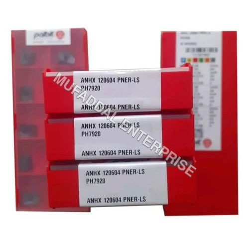 ANHX Milling Carbide Insert - 6mm Thick, Golden Polished Finish | Ideal for CNC Machine Applications, Box of 10 Pieces