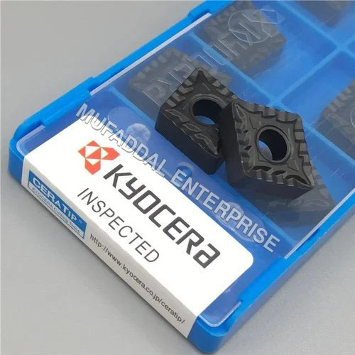 LOMU150508 Carbide Insert Kyocera - 10mm Thickness Black Color Box of 10 Pieces | For CNC Machine Applications