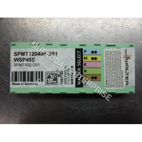 Spmt Carbide Insert Walter - Color: Black