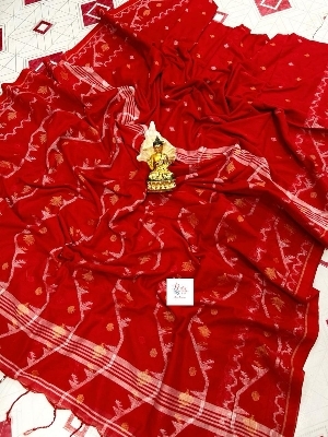 Cotton jamdani Saree