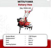 Mitsuyama MY-550G-ES, 7 HP 2 in 1 Start Power Tiller/Weeder/Cultivator for Agriculture