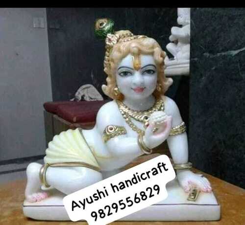 Marble Laddu Gopal Statue