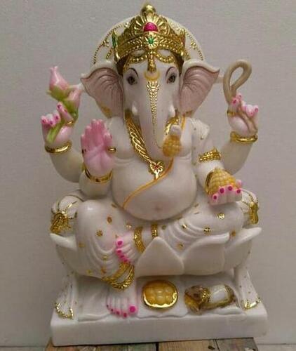 Ganesh Marble Murti