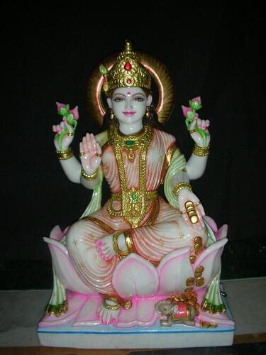 Marble Goddess Laxmi Statue