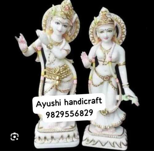 Marble Radhe Krishna Statue