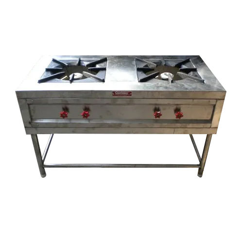 Two Burner Cooking Range - Automatic Grade: Semi Automatic