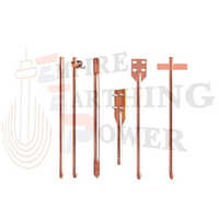 Copper Ground Rods - Copper Bonded Steel, 95%-99% Purity | High Strength, Polished Surface, Easy Manual Installation, 1-2 Year Warranty