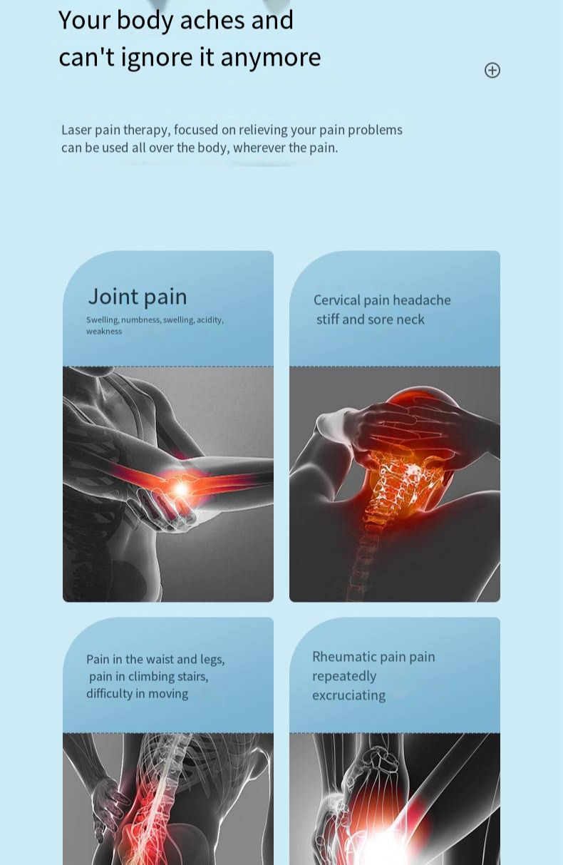 LASER Therapy Device, 650nm&808nm Light Therapy, For Body Arthritis Physiotherapy,