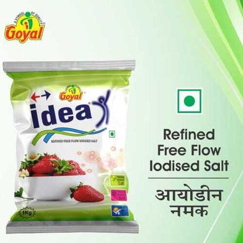 Idea Refined Free Flow Iodised Salt - Color: Black