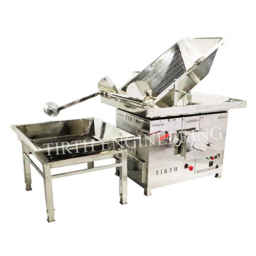 150 Kg Oil Batch Fryer With Auto Temperature Control Gas Heating System Te27 - Feature: High Efficiency