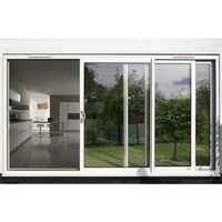 8 Mm White Aluminum Sliding Door - Application: Commercial / Residential