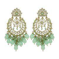 Kundan Elegance Chandbalis Earrings.