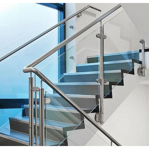 Home Stainless Steel Glass Railing - Feature: Rodent Proof