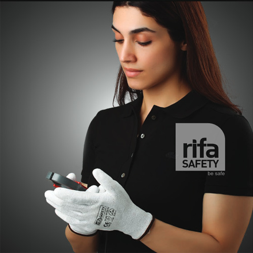 ESD PU Palm Coated Gloves