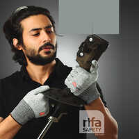 Cut Resistant Pu Coated Gloves - Color: Dark Grey