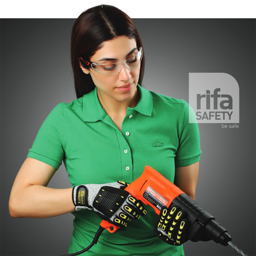 Impact 5 Grey And Black Mechanical Gloves