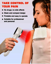 Semiconductor LASER Light Therapy Instrument Portable Compact Handheld Model Digital