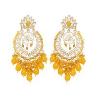 Kundan Elegance Chandbalis Earrings.......