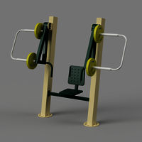 CHEST PRESS & PULLER  OUTDOOR