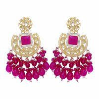 Timeless Chic Chandbali Type Earrings