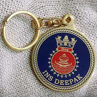 Bike Brass Keychain - Metal | Silver Plated, Modern Arts Style With Indian Influence, Available In Various Colors