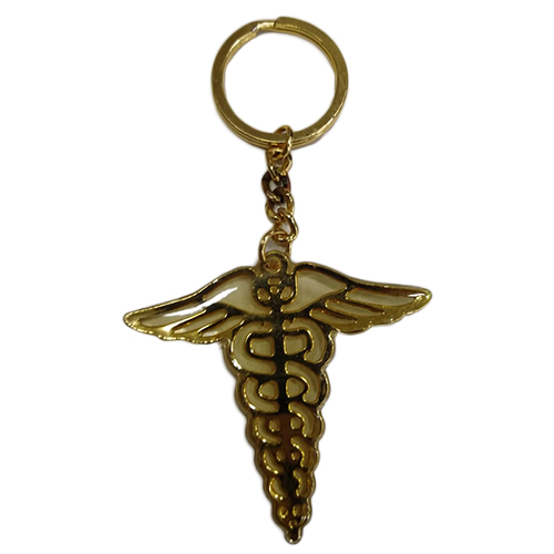 Fancy Brass Keychain
