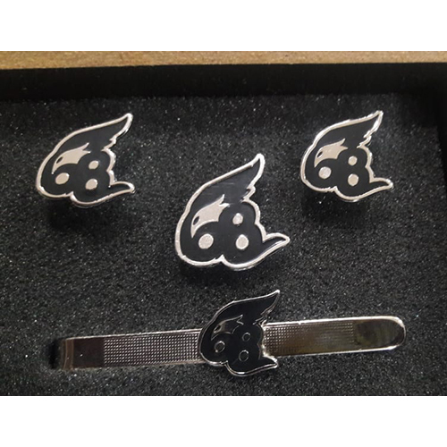 Tie Pin Cufflink Set