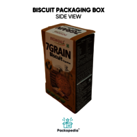 Printed Biscuit Box, For Food, With Multi-Color Printing, 100% Sustainable And Eco-Friendly