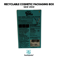 Recyclable Cosmetic Packaging Box With Multi-Color Printing 100% Sustainable And Eco-Friendly