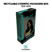Recyclable Cosmetic Packaging Box With Multi-Color Printing 100% Sustainable And Eco-Friendly