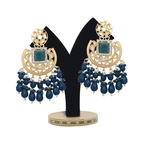 Timeless Chic Chandbali Type Earrings..