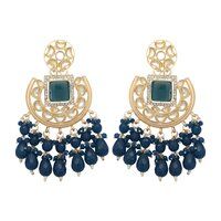 Timeless Chic Chandbali Type Earrings..