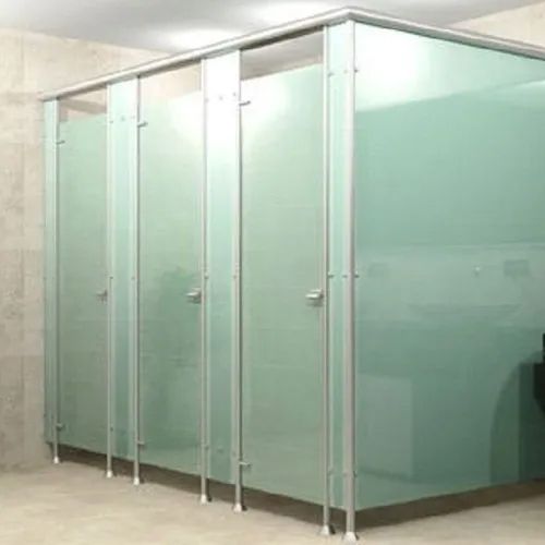 Glass Toilet Cubicle