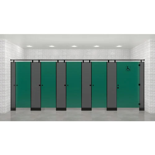 Ss Crown Shoe Type Restroom - Material: Hpl Compact Board