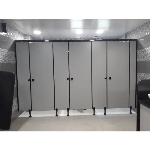 Nylon Crown Leg Type Toilet Partition - Material: Hpl Compact Board