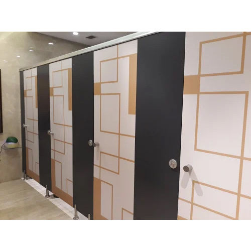 Modular Pvc Wooden Toilet Cubicle Partition - Material: Hpl Compact Board