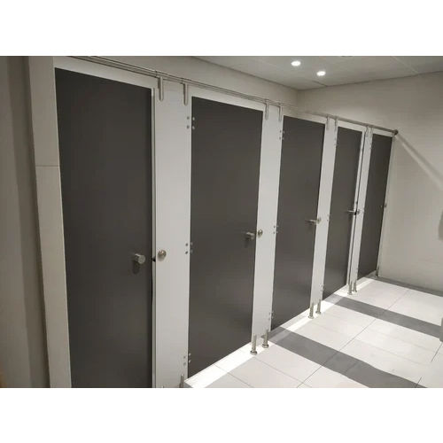 Ss Crown Leg Type Toilet Partition - Material: Hpl