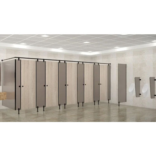 Office Toilet Partition - Material: Hpl Compact Board