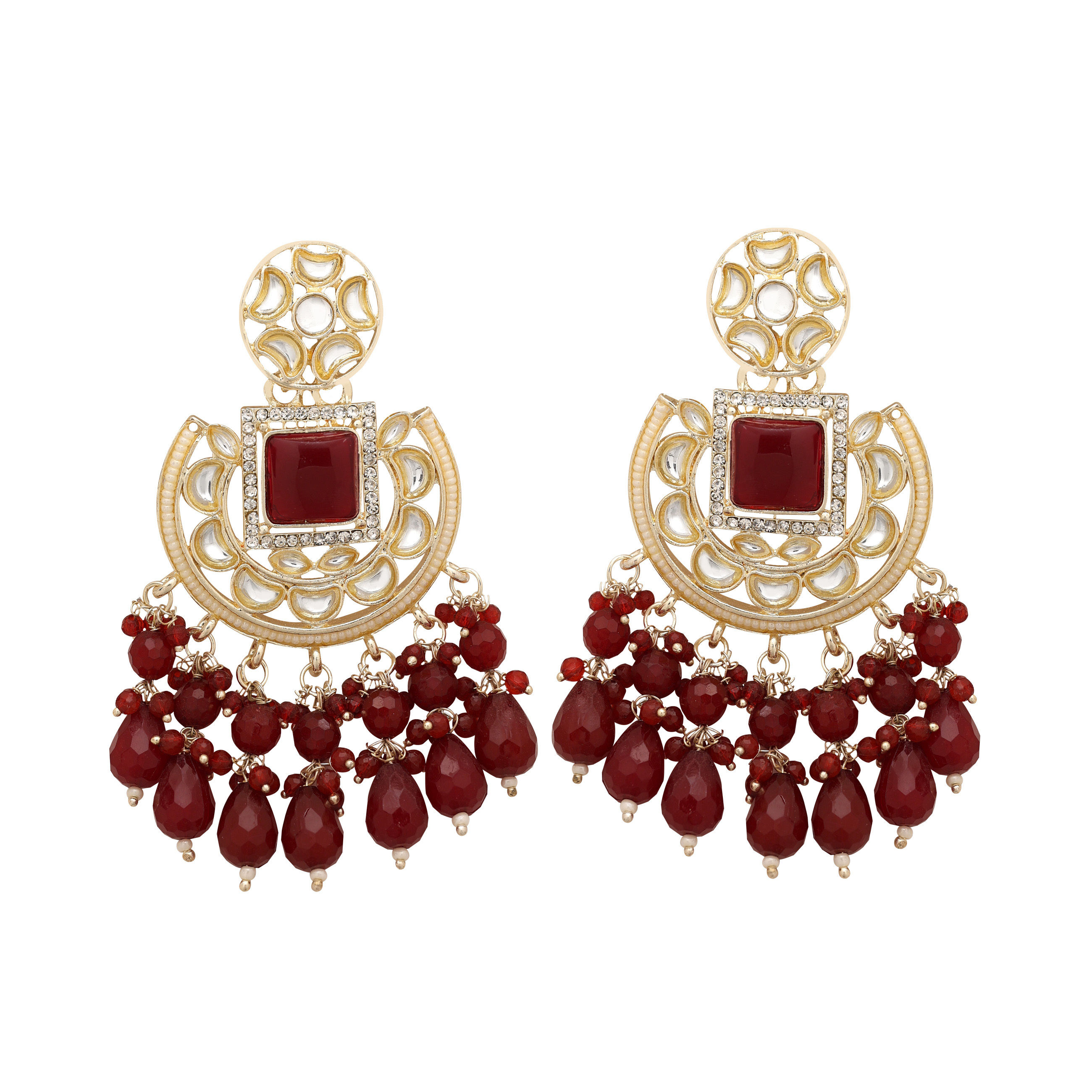 Timeless Chic Chandbali Type Earrings...