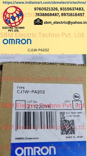 OMRON POWER SUPPLY, CJ1W-PA202