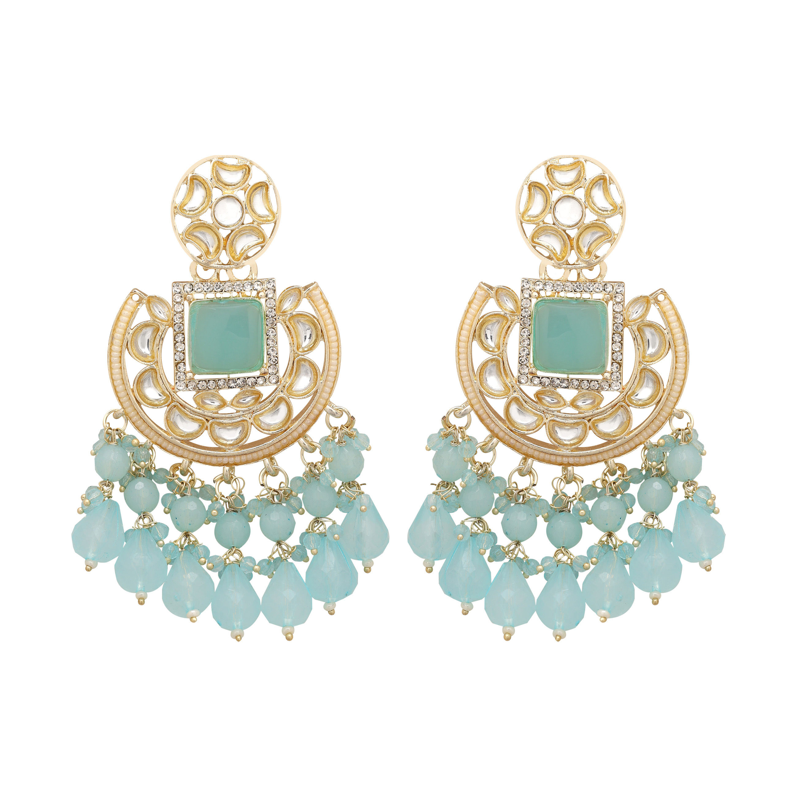 Timeless Chic Chandbali Type Earrings....