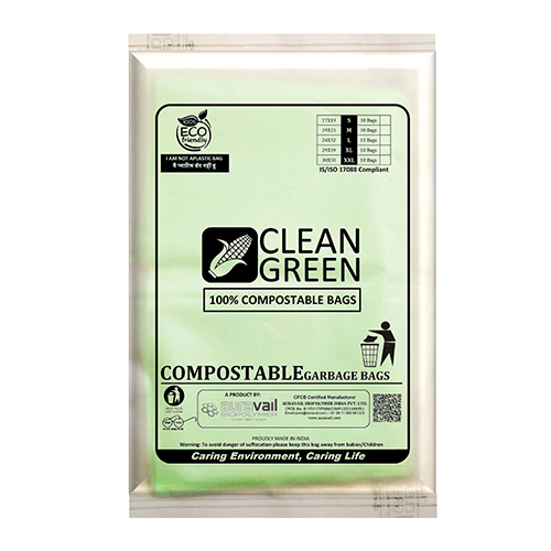 Biodegradable Compostable Garbage Bag - Color: Different Available