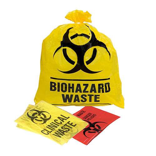 Biohazard Waste Garbage Bag - Color: Different Available