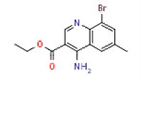 4-Amino-8-bromo-6-methylquinoline-3-carboxylic acid ethyl ester