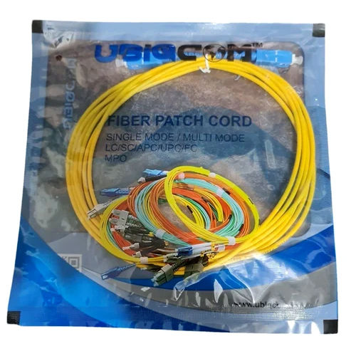 Ubiqcom Fiber Optic Patch Cord - Application: Industrial