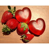Strawberry Soap - High Foam Bath Soap , Red Color With Exceptional Quality
