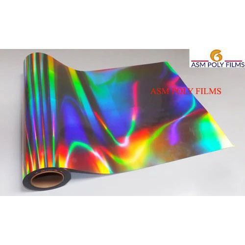 Metallized 3D Holographic Bopet Film - Color: Silver