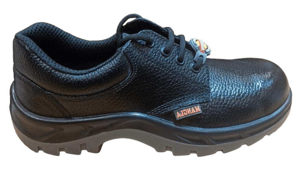 Mangla Glitter Leather Safety Shoes